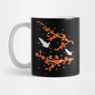 Japanese Cranes - VIntage Oriental Mug